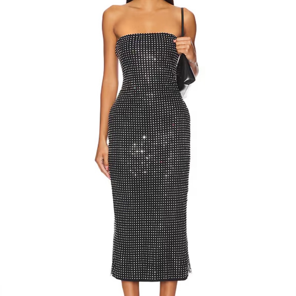 A.L.C Elizabeth Strapless
Rhinestone-Embellished Mi
Dress - Picture 5 of 7